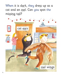 Spook Night!: My Letters and Sounds Phase Four Phonics Reader Inner Page Image