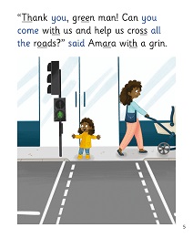 Thank you, Green Man!: My Letters and Sounds Phase Four Phonics Reader Inner Page Image