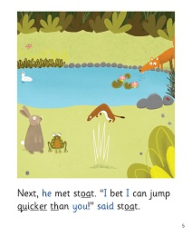 The Big Jump: My Letters and Sounds Phase Four Phonics Reader Inner Page Image