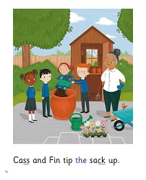 The Big Pot: My Letters and Sounds Phase Two Phonics Reader Inner Page Image