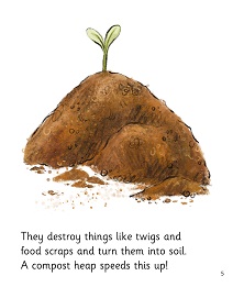 The Compost Heap: My Letters and Sounds Phase Five Phonics Reader Inner Page Image