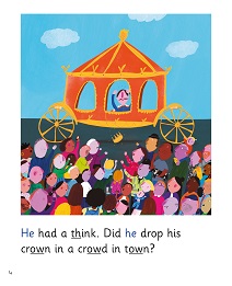 The Crown: My Letters and Sounds Phase Four Phonics Reader Inner Page Image