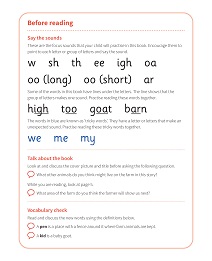 The Farm: My Letters and Sounds Phase Three Phonics Reader Notes & Guidance Image