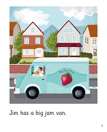 The Jam Man: My Letters and Sounds Phase Three Phonics Reader Inner Page Image