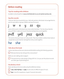 The Jazzman and His Dog: My Letters and Sounds Phase Three Phonics Reader Notes & Guidance Image