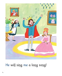 The King and the Ring: My Letters and Sounds Phase Three Phonics Reader Inner Page Image