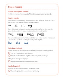 The King and the Ring: My Letters and Sounds Phase Three Phonics Reader Notes & Guidance Image