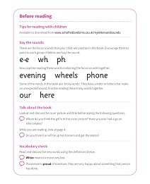 The Light-up Skates: My Letters and Sounds Phase Five Phonics Reader Notes & Guidance Image