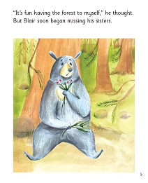 The Lonely Bear: My Letters and Sounds Phase Five Phonics Reader Inner Page Image
