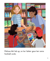 The Lucky Card: My Letters and Sounds Phase Five Phonics Reader Inner Page Image