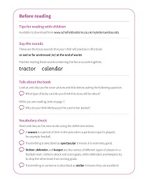 The Lucky Card: My Letters and Sounds Phase Five Phonics Reader Notes & Guidance Image