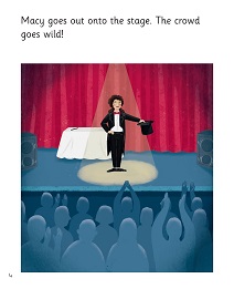 The Magic Show: My Letters and Sounds Phase Five Phonics Reader Inner Page Image