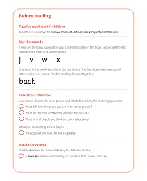 The Mix-up!: My Letters and Sounds Phase Three Phonics Reader Notes & Guidance Image