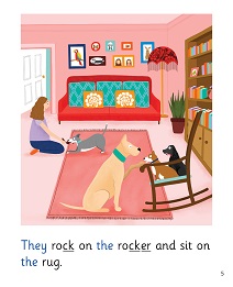 The Pet-Sitter: My Letters and Sounds Phase Three Phonics Reader Inner Page Image