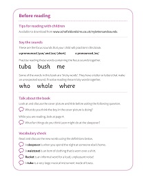 The Sleepover: My Letters and Sounds Phase Five Phonics Reader Notes & Guidance Image