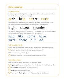 The Thunderstorm: My Letters and Sounds Phase Four Phonics Reader Notes & Guidance Image