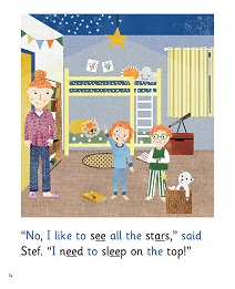 The Top Bunk: My Letters and Sounds Phase Four Phonics Reader Inner Page Image