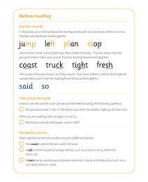 The Trip: My Letters and Sounds Phase Four Phonics Reader Notes & Guidance Image