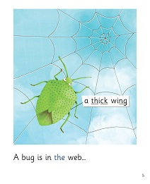 The Web: My Letters and Sounds Phase Three Phonics Reader Inner Page Image