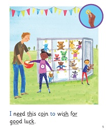 This Coin: My Letters and Sounds Phase Three Phonics Reader Inner Page Image
