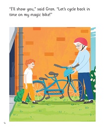 Time Travel with Gran: My Letters and Sounds Phase Five Phonics Reader Inner Page Image