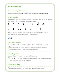 Top Hat: My Letters and Sounds Phase Two Phonics Reader Notes & Guidance Image