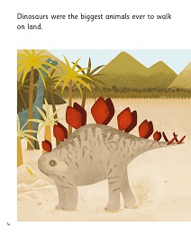 When Dinosaurs Walked: My Letters and Sounds Phase Five Phonics Reader Inner Page Image