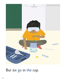 Zak and his Set: My Letters and Sounds Phase Three Phonics Reader Inner Page Image