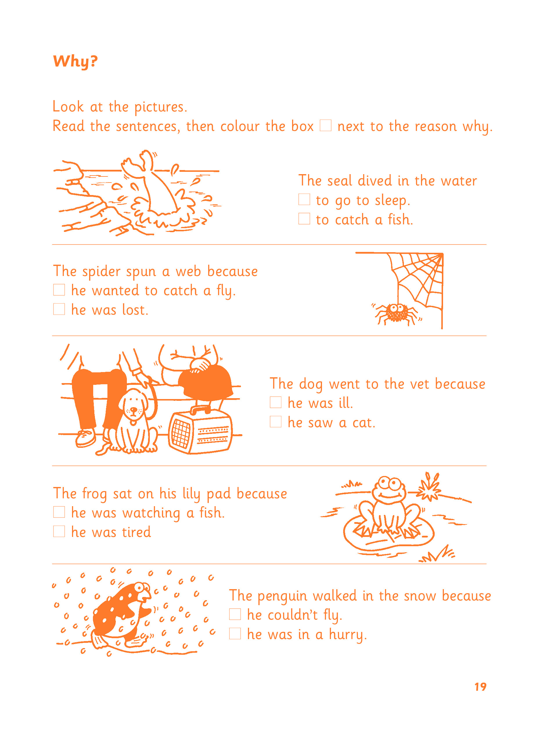 Early Comprehension Book 2 Inner Page Image