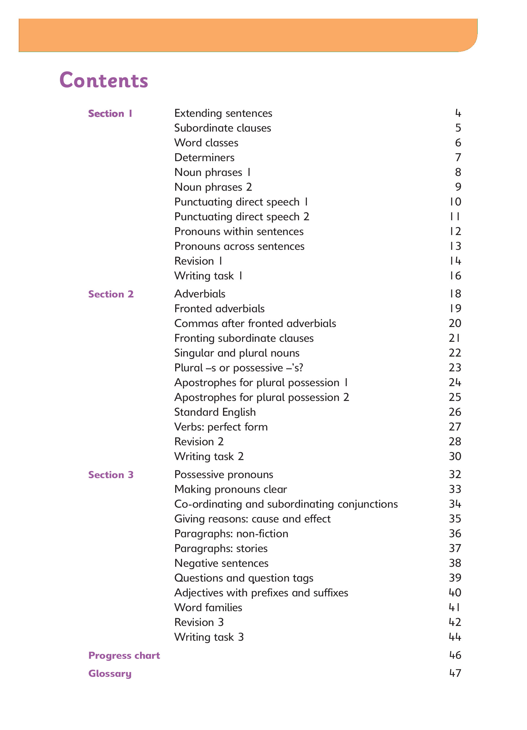 Grammar and Punctuation Book 4 (Year 4) Inner Page Image