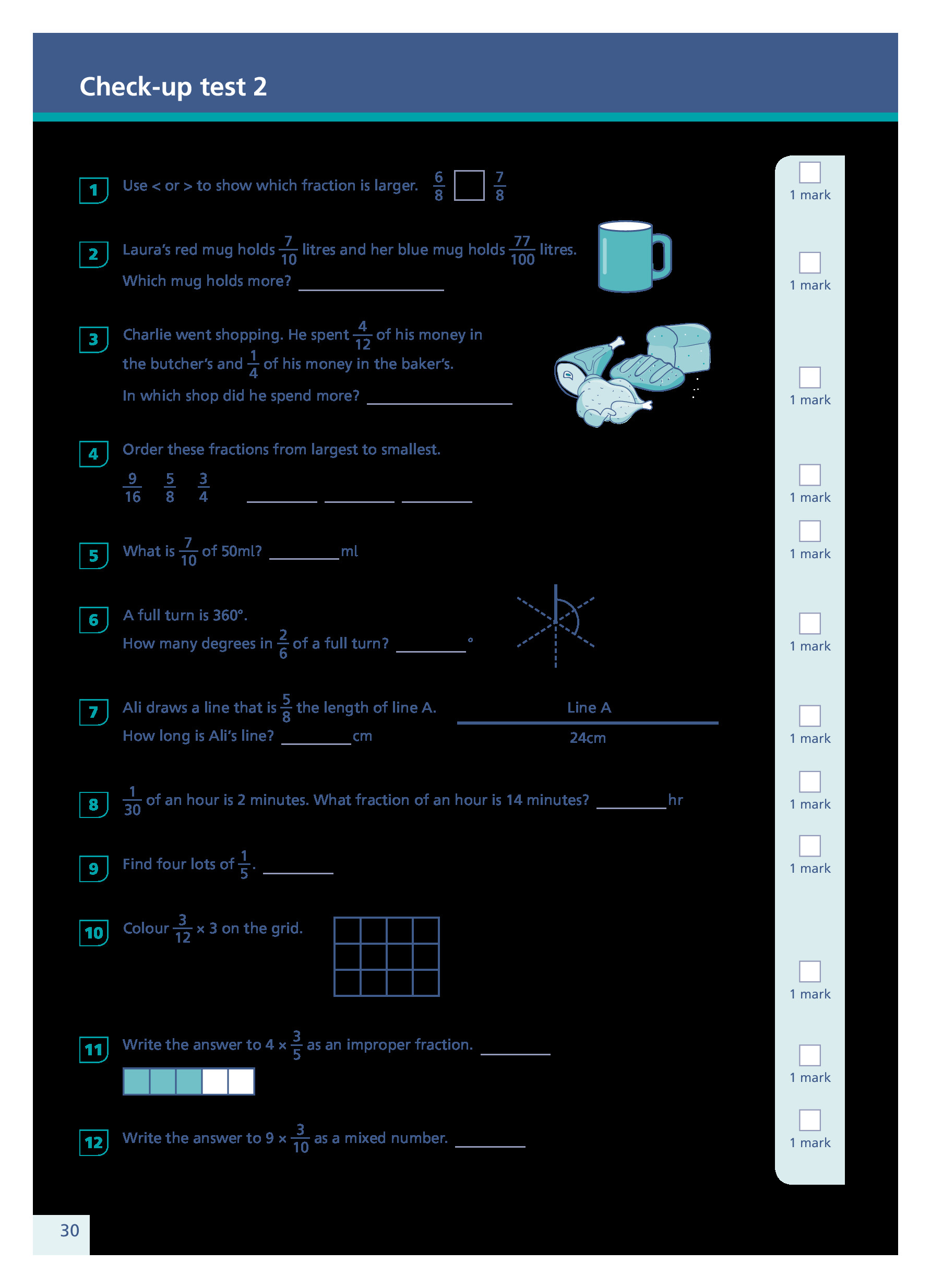 Fractions, Decimals and Percentages Book 5 (Year 5) Inner Page Image