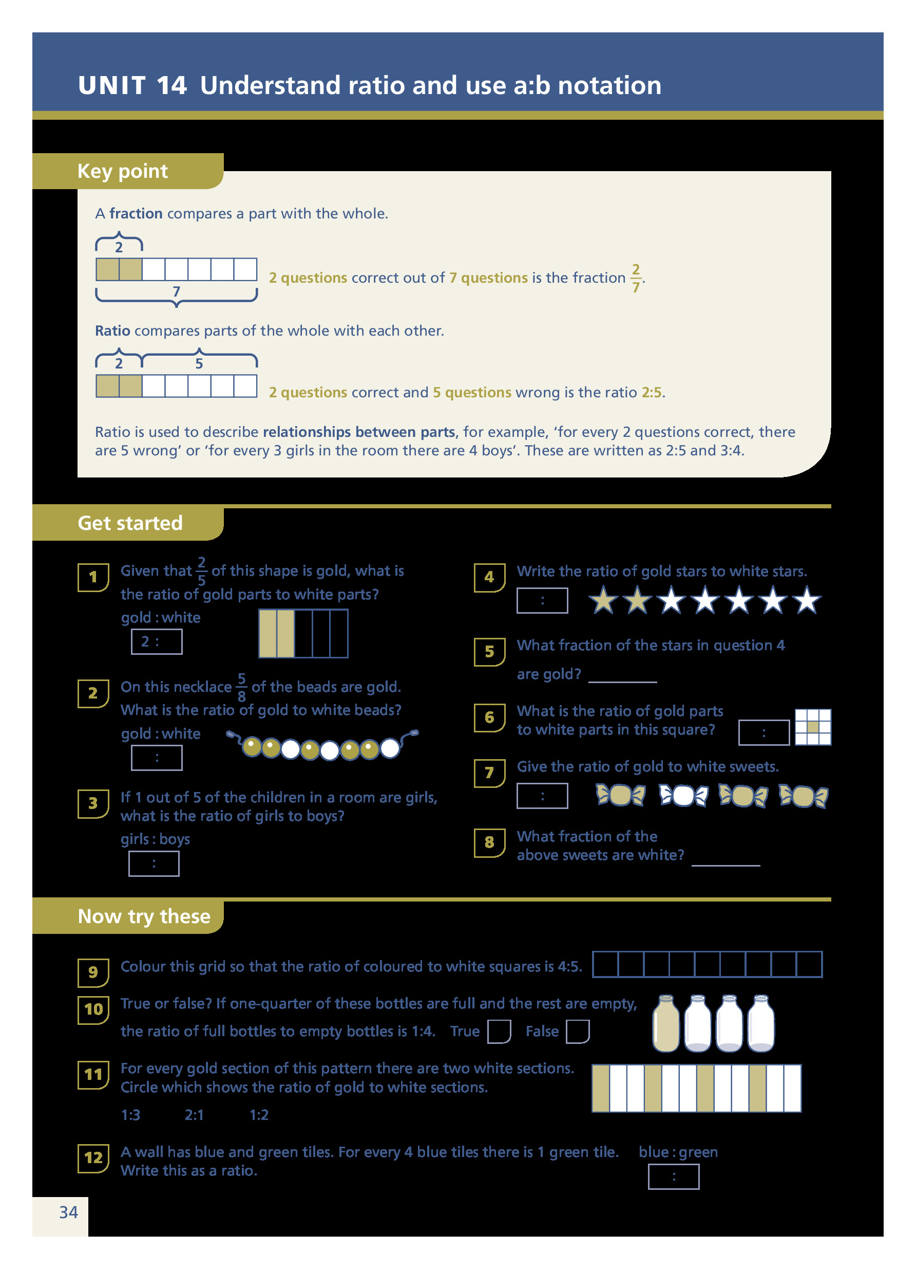Fractions, Decimals and Percentages Book 6 (Year 6) Inner Page Image