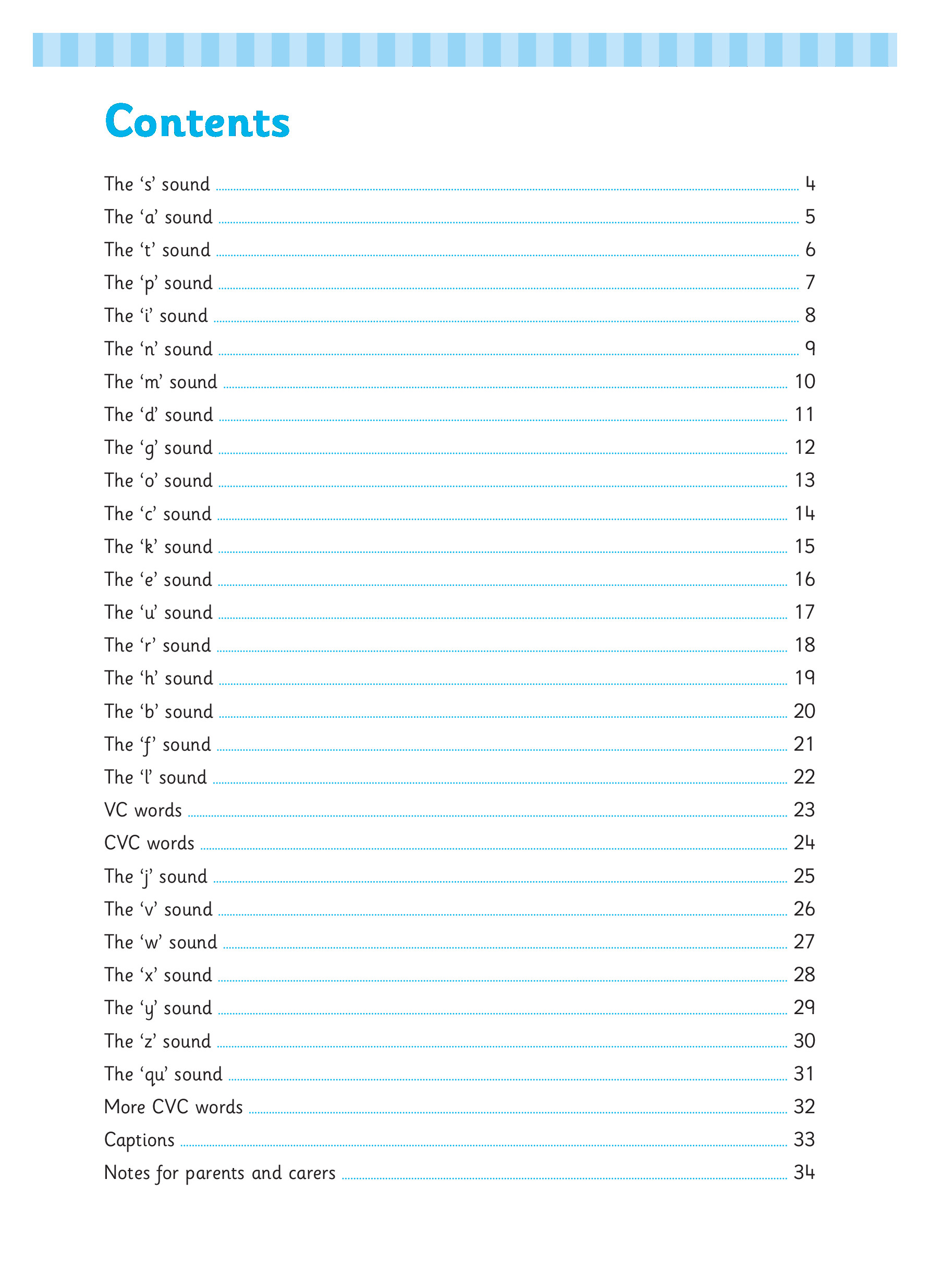 Get Set Literacy Letter Sounds: Reception, Ages 4-5 Inner Page Image