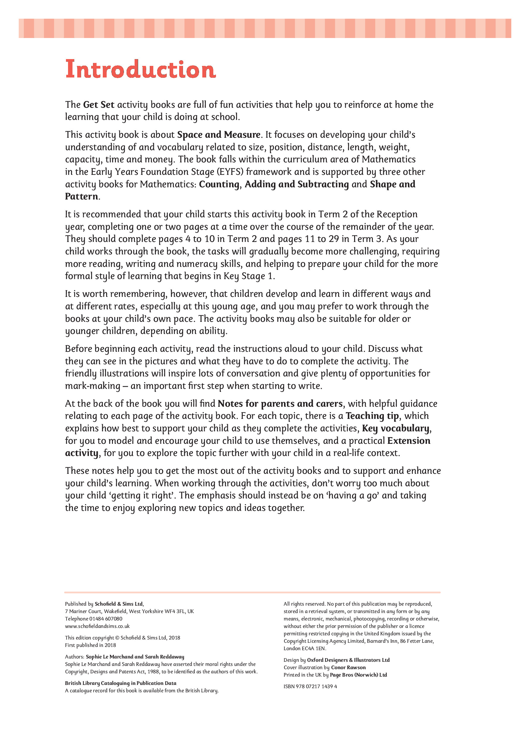 Get Set Mathematics Space and Measure: Reception, Ages 4-5 Inner Page Image