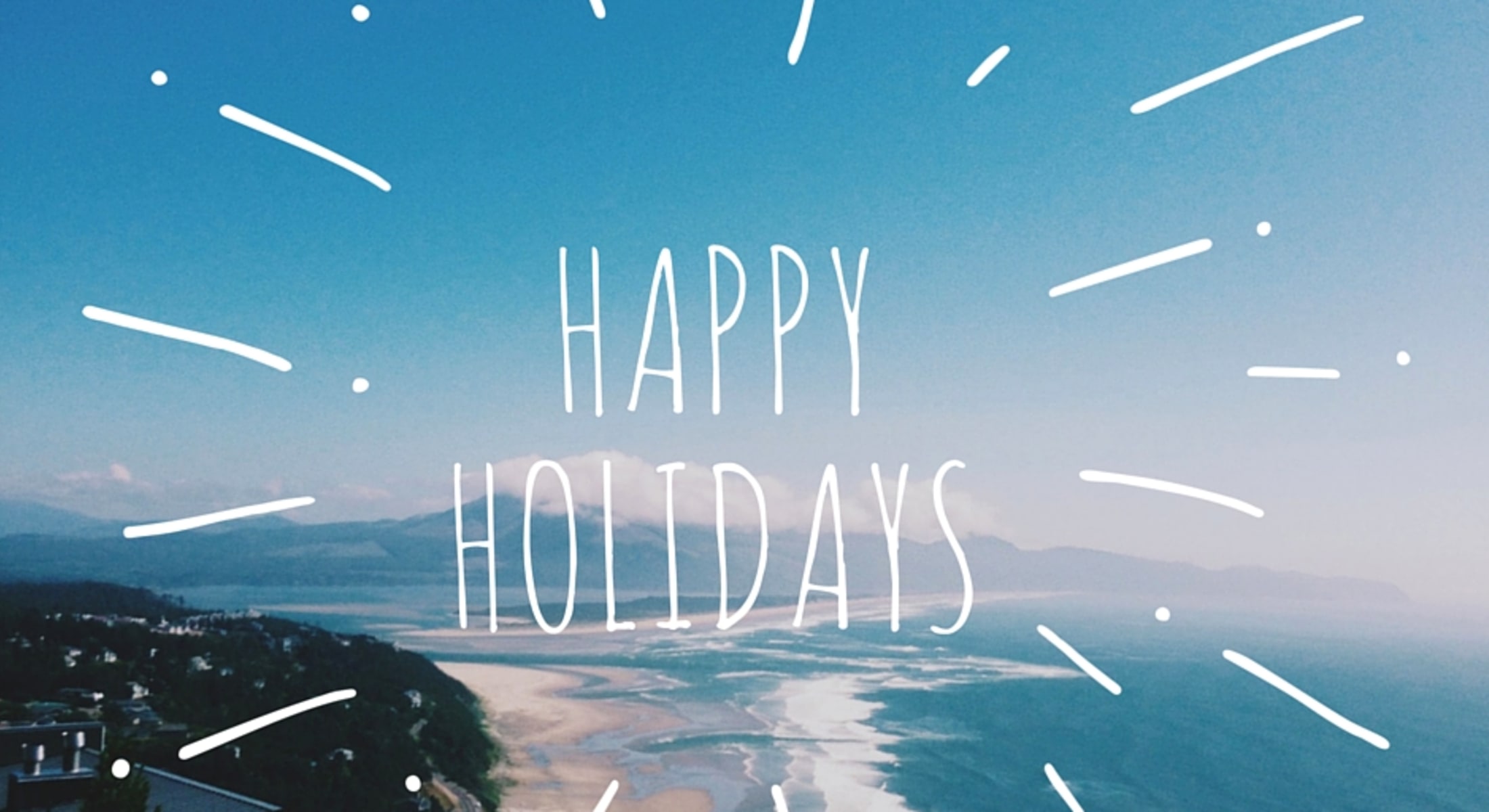 Happy holidays!