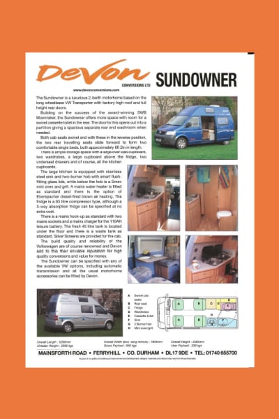 Devon Sundowner 2