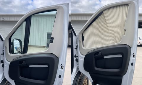 Right Door Window Blinds