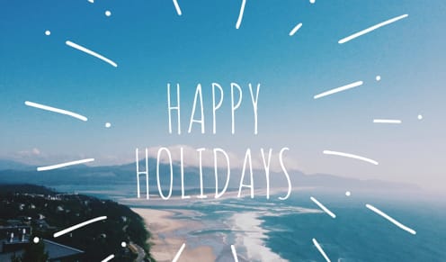 Happy holidays!