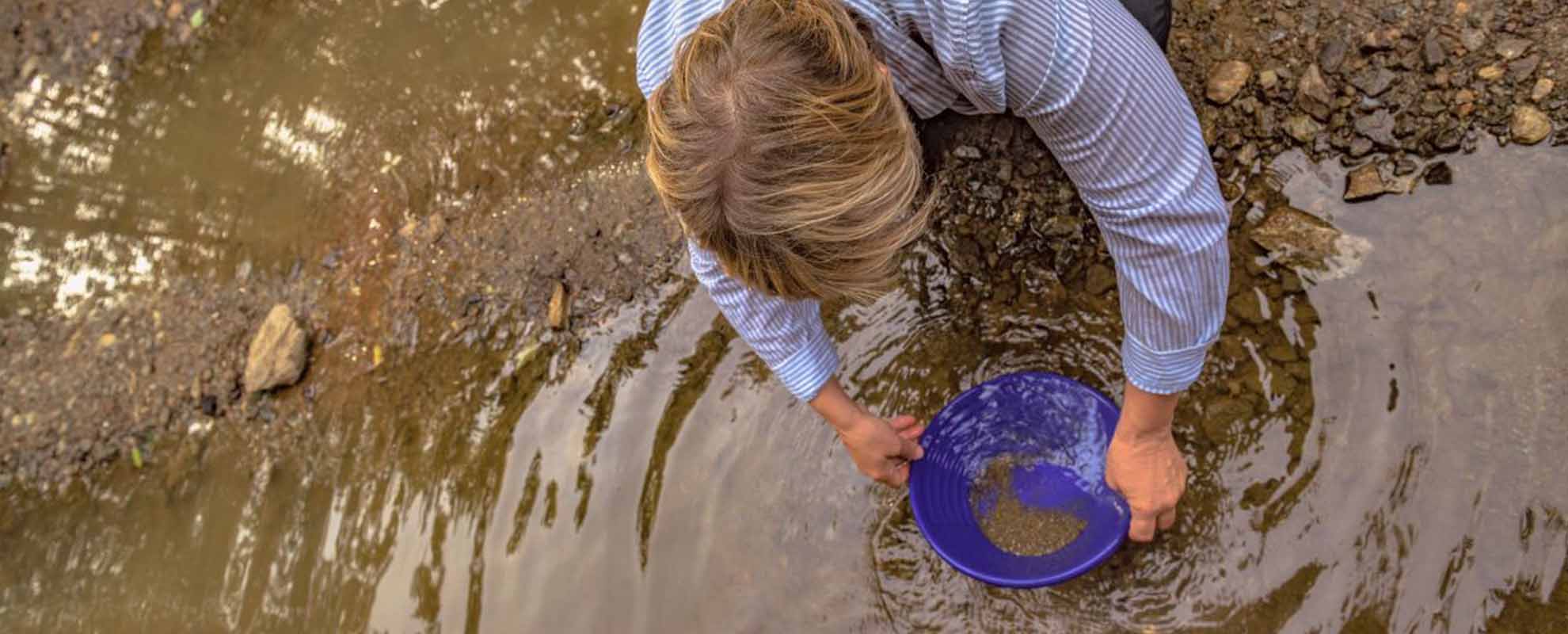 Panning for gold in the UK