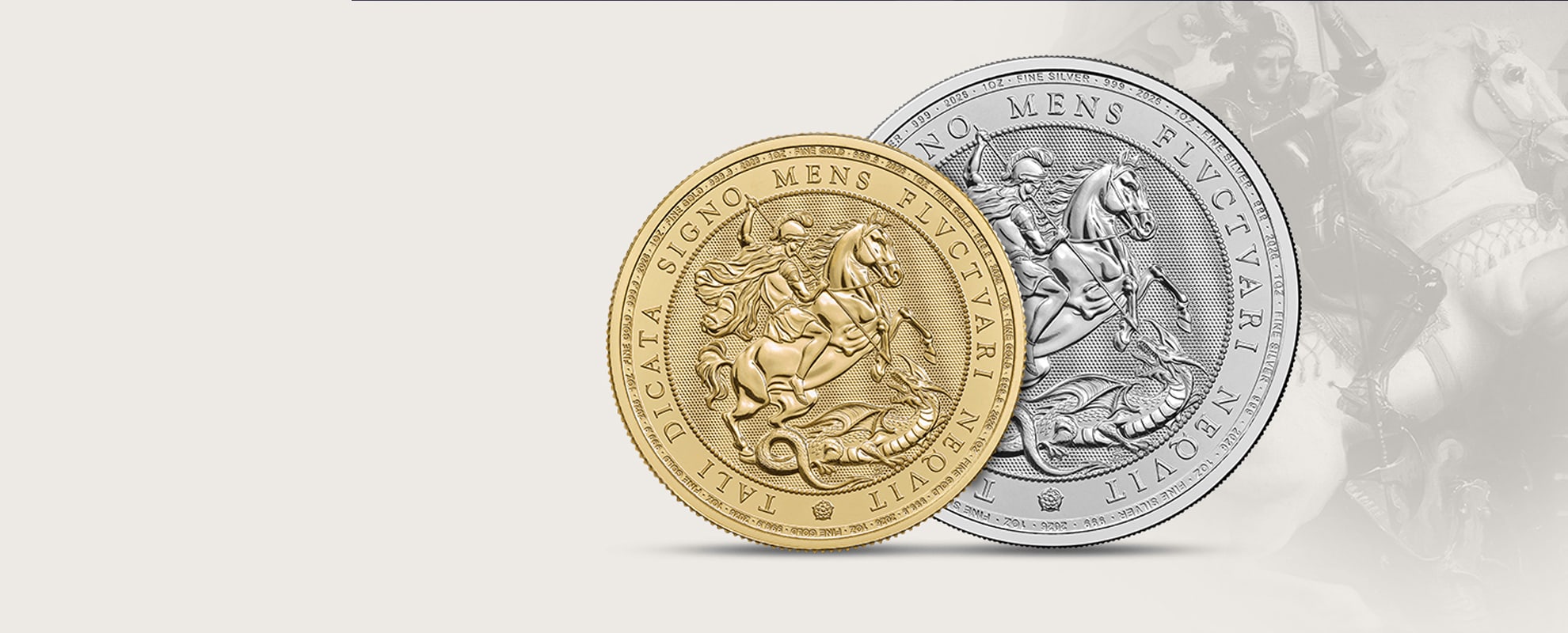 St George and the Dragon coins