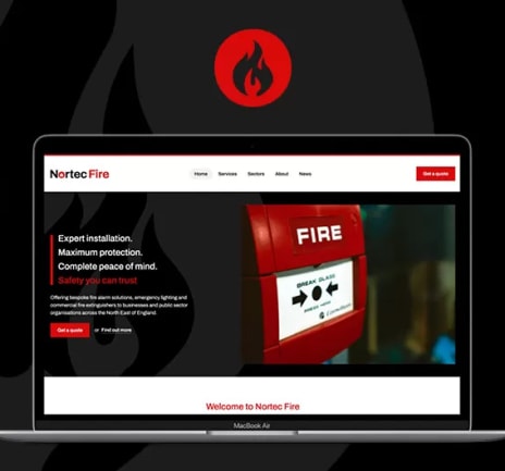 new Nortec Fire website