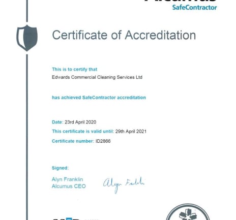 Safecontractor renewal 2020