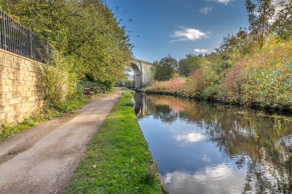 The Saddleworth Viaduct in Huddersfield