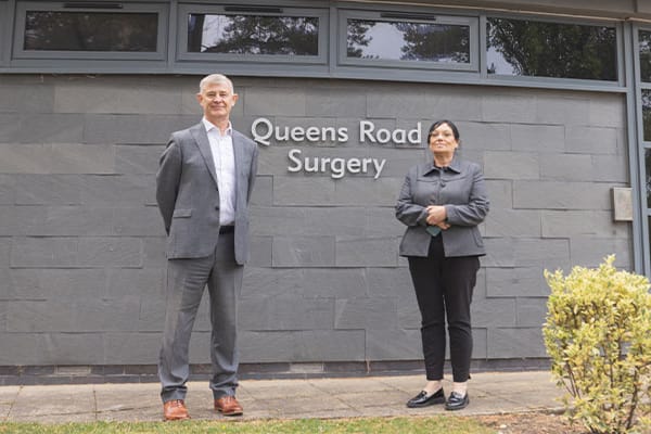 Paul and Tracy at Queens Road Surgery