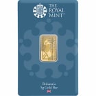 Britannia 5g gold bar in blister pack