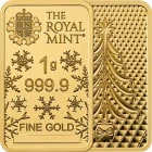 The Royal Mint 1g Gold Christmas Bar