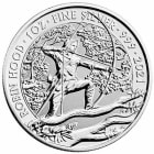 Reverse side of the 2021 Robin Hood 1oz silver bullion coin