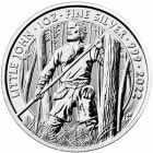 Reverse image of the 2022 Little John 1oz silver bullion coin