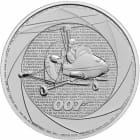 Reverse side of the 2024 Bond of the 1960s 1oz silver coin