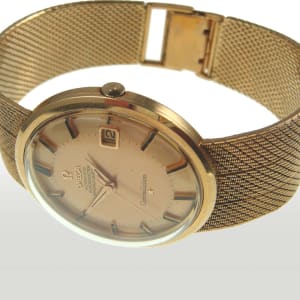 An 18ct gold Omega Constellation DeVille watch